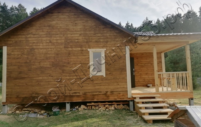 4 Брусовой дом ОД-12, 9х9м, 81М², Калужская область, Жуковский район, деревня Корсаково (7)